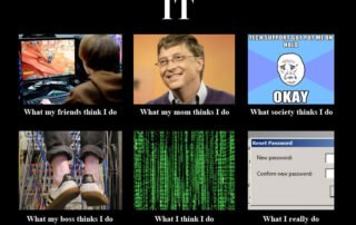 IT Management meme, various funny pictures