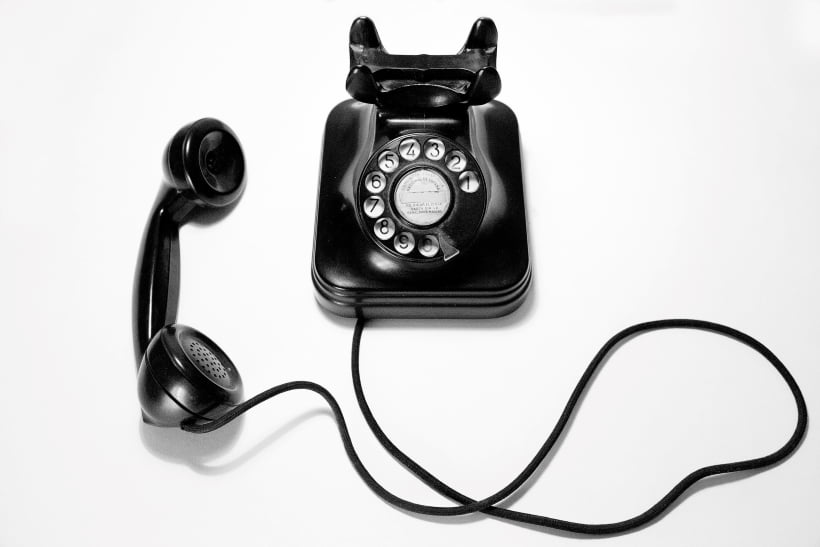 Picture of old phone to show need to upgrade to a new phone system Photo by Quino Al on Unsplash